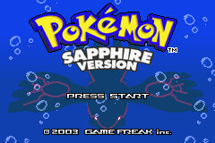Pokemon: Sapphire Version