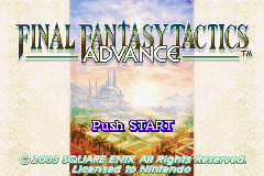 Final Fantasy Tactics Advance